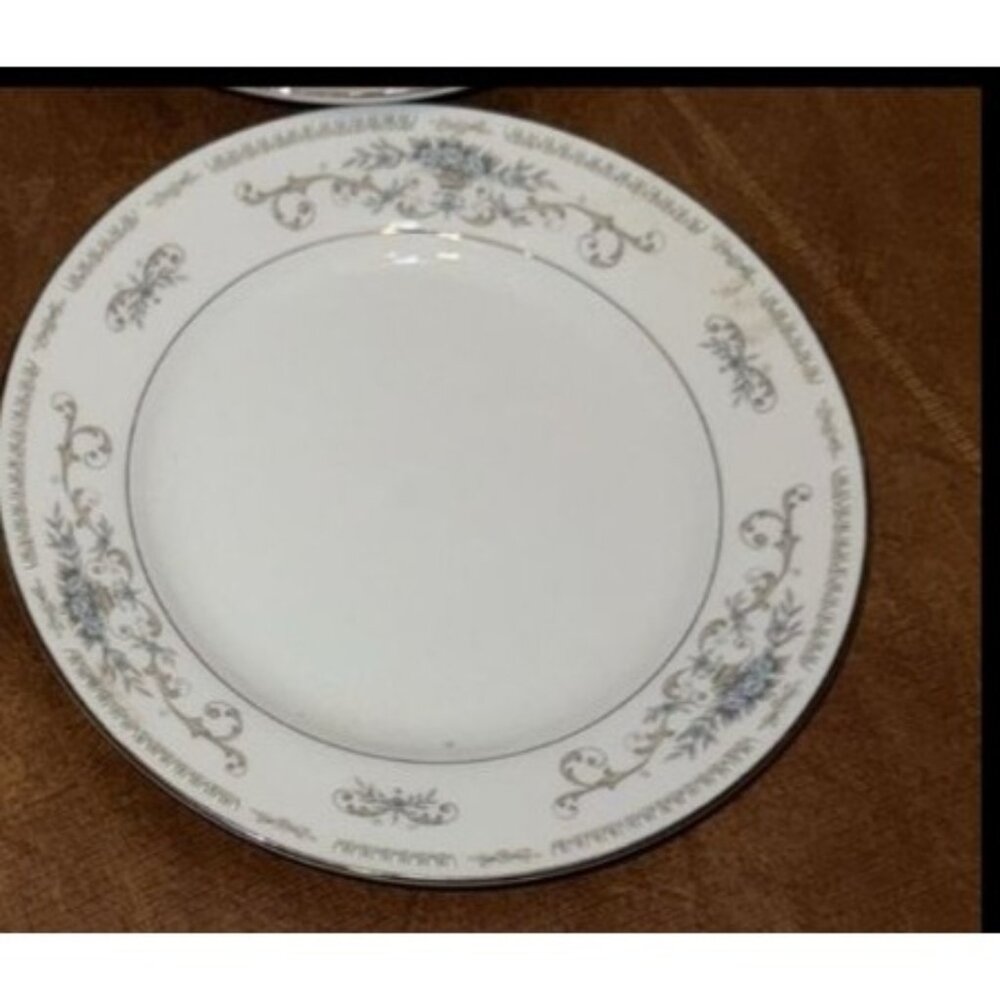 Diane Fine Porcelain China saucer Plate Floral Design